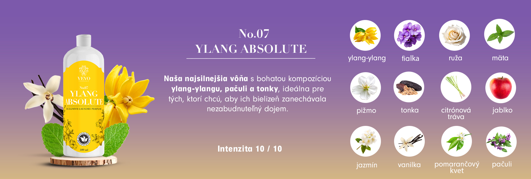Ylang Absolute mosóparfüm illatkompozíció