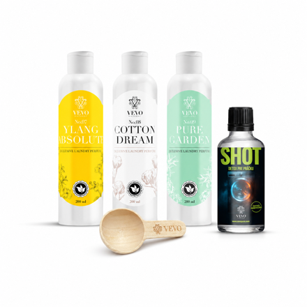 Vevo Natural legnépszerűbb mosóparfüm-készlet 3×200 ml