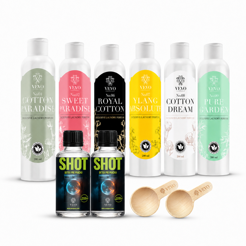 Vevo Natural teljes mosóparfüm-készlet 6×200 ml